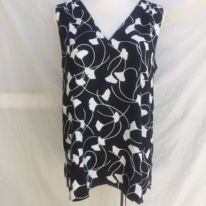 NWOT Ann Taylor Floral Pattern Tank Top